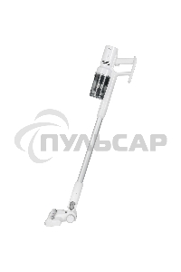 Пылесос вертикальный Nordfrost V 400 белый, питание от сети, 220 Вт, уборка сухая, пылесборник 0.5 л, работа от АКБ max 60 мин