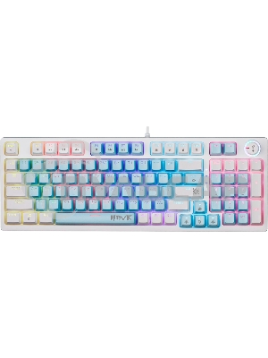 Клавиатура проводная Defender Hawk GK-418, USB, белый