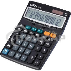 Калькулятор настольный Deli Core E1630 черный 12-разр.