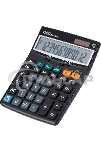 Калькулятор настольный Deli Core E1630 черный 12-разр.