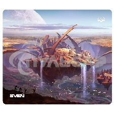 Игровой коврик для мыши (230 х 200 х 2 мм, ткань, резина) SVEN MP-G03S Island