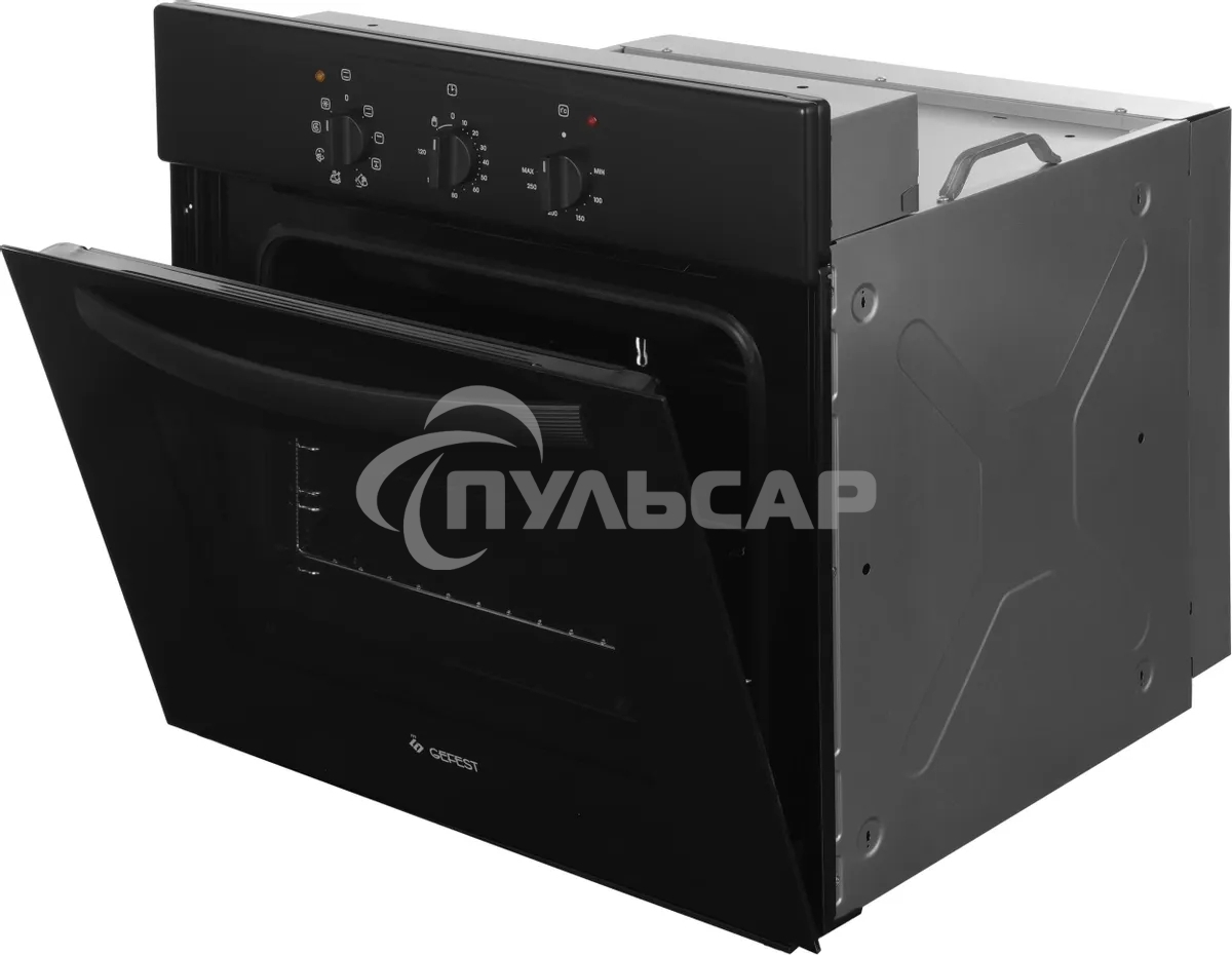 Духовой шкаф электрический Gefest 602-01 А черный, встраиваемый