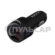 Автомобильное зарядное устройство Maxvi CCM-522 Plus M черный 5.2A