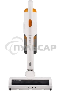 Пылесос вертикальный Coolfort CF-3001 белый, питание от аккумулятора, 150 Вт, уборка сухая, пылесборник 0.5 л, работа от АКБ max 30 мин.