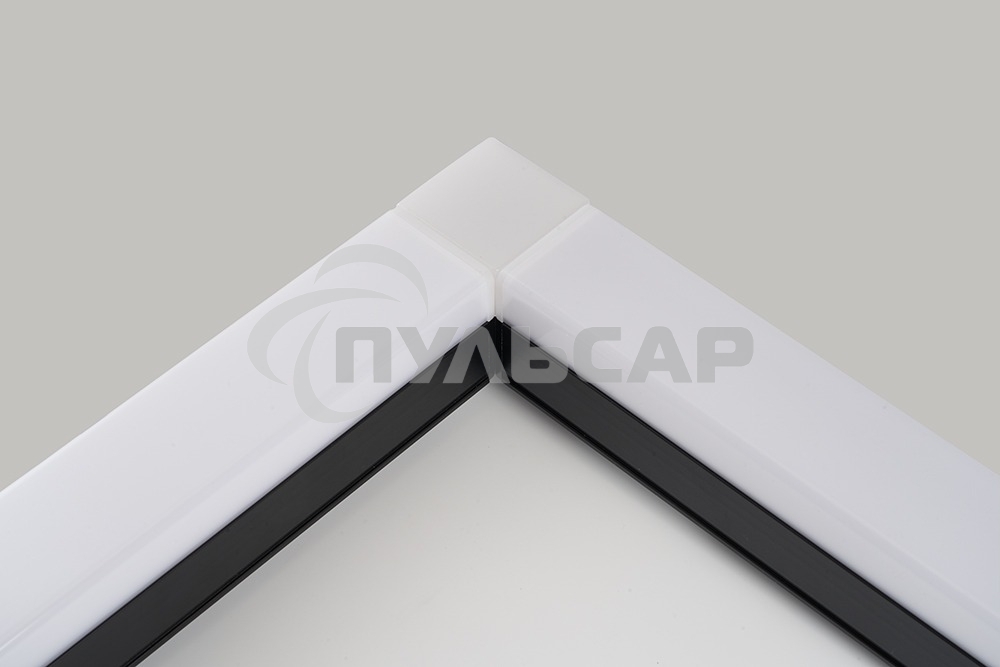 Светильник светодиодный FERON ДПО-36вт 6500К 3200Лм линейный рассеиватель матовый в алюминиевом корпусе черный