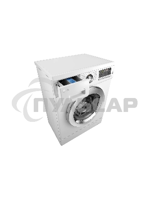 Стиральная машина LG F1096ND3 белая, загрузка фронтальная 6кг, 1000 об/мин., класс: A