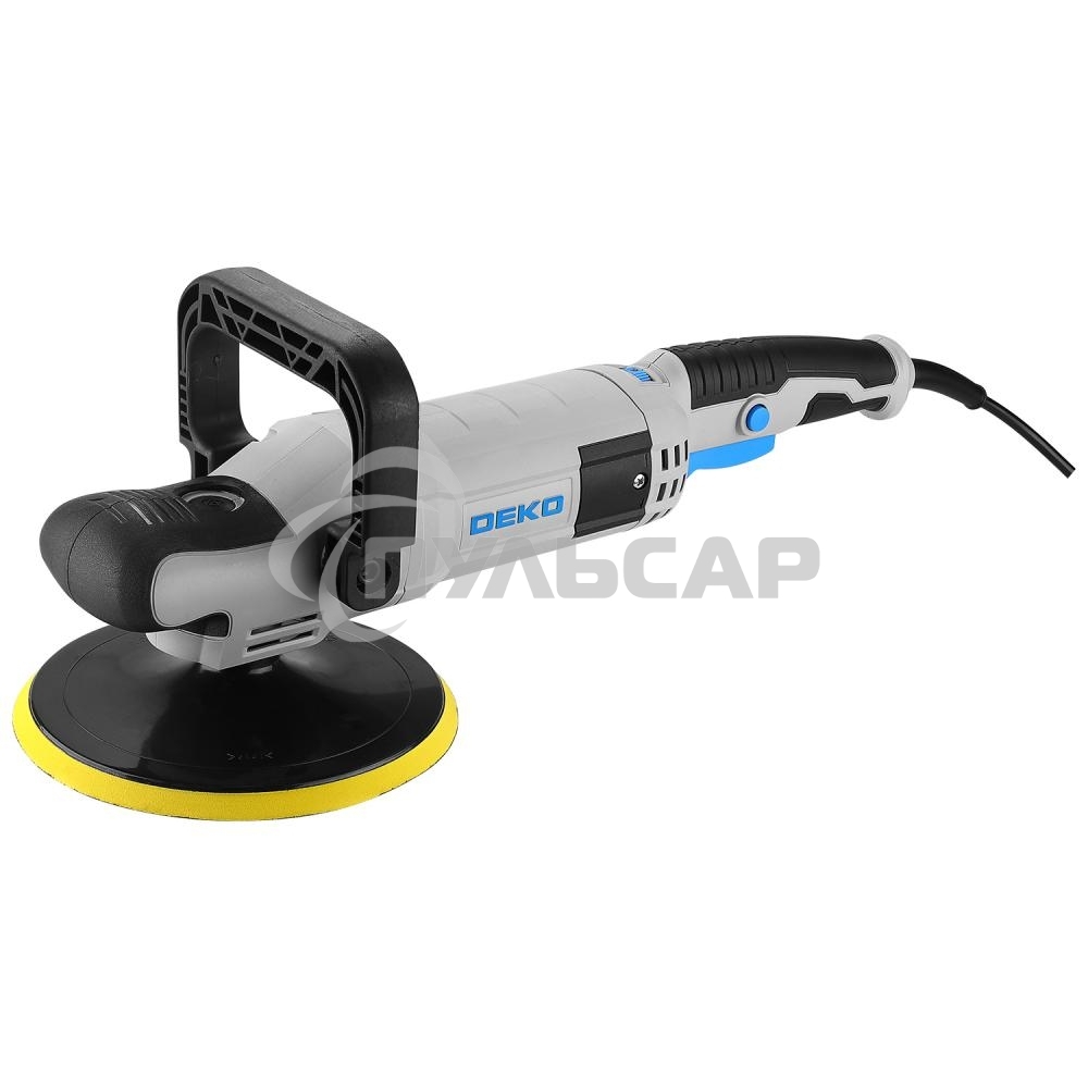 Шлифмашина полировальная сетевая DEKO P1500-D PRO, 180мм, 1500 Вт