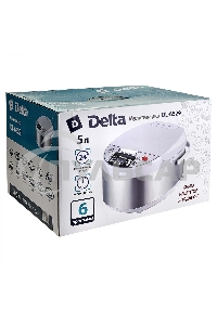 Мультиварка DELTA DL-6529 белый: 900 Вт,5л, 6 ПРОГРАММ (4)