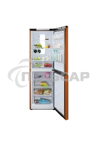 Холодильник Бирюса Б-T940NF оранжевый двухкамерный 210/130 л морозилка снизу, No Frost