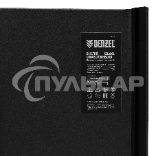 Конвектор Denzel XCE-2000B черный, 2000 Вт, 25 м2, термостат