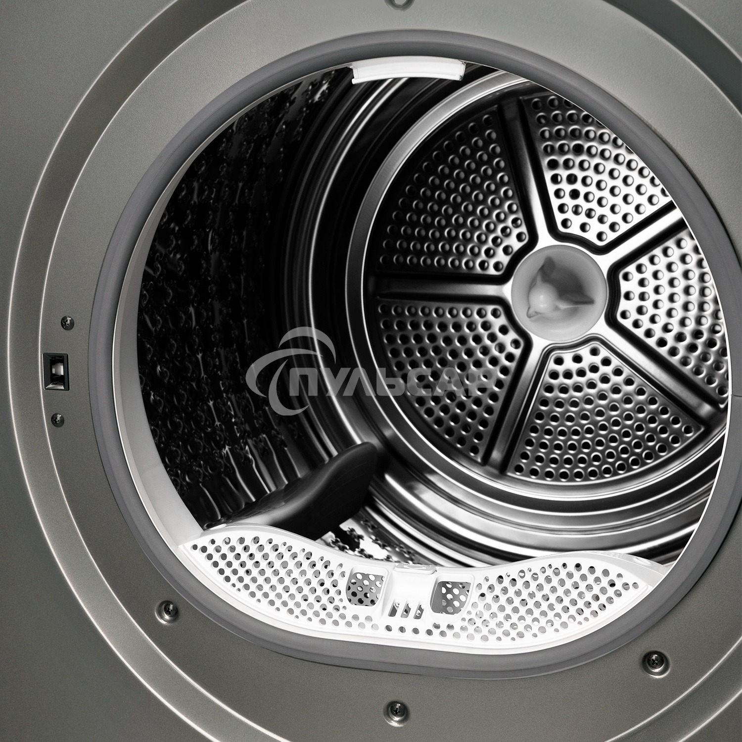 Сушильная машина LEX LDM10GrD серый, 10 кг, сушка - конденсационная, программ - 16, 60 x 85 x 62 см