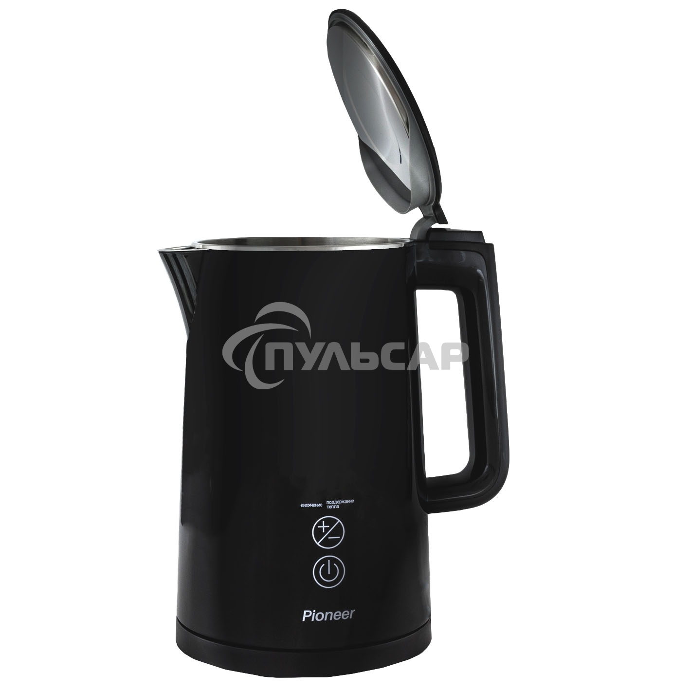 Чайник электрический Pioneer KE577M черный 1.5 л, 2000 Вт