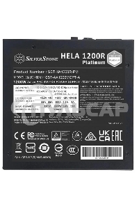 Блок питания Silverstone HELA 1200R RTL (SST-HA1200R-PM), 1200Вт, 80 PLUS Platinum, 135мм, модульный, черный