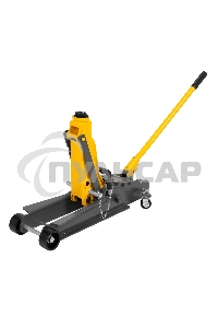 Домкрат гидравлический подкатной с фиксатором Denzel 2,5 т, 85-385 мм