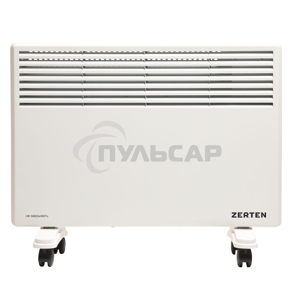 Конвектор Zerten ZL-15 белый, 1500 Вт, 20 м2, термостат