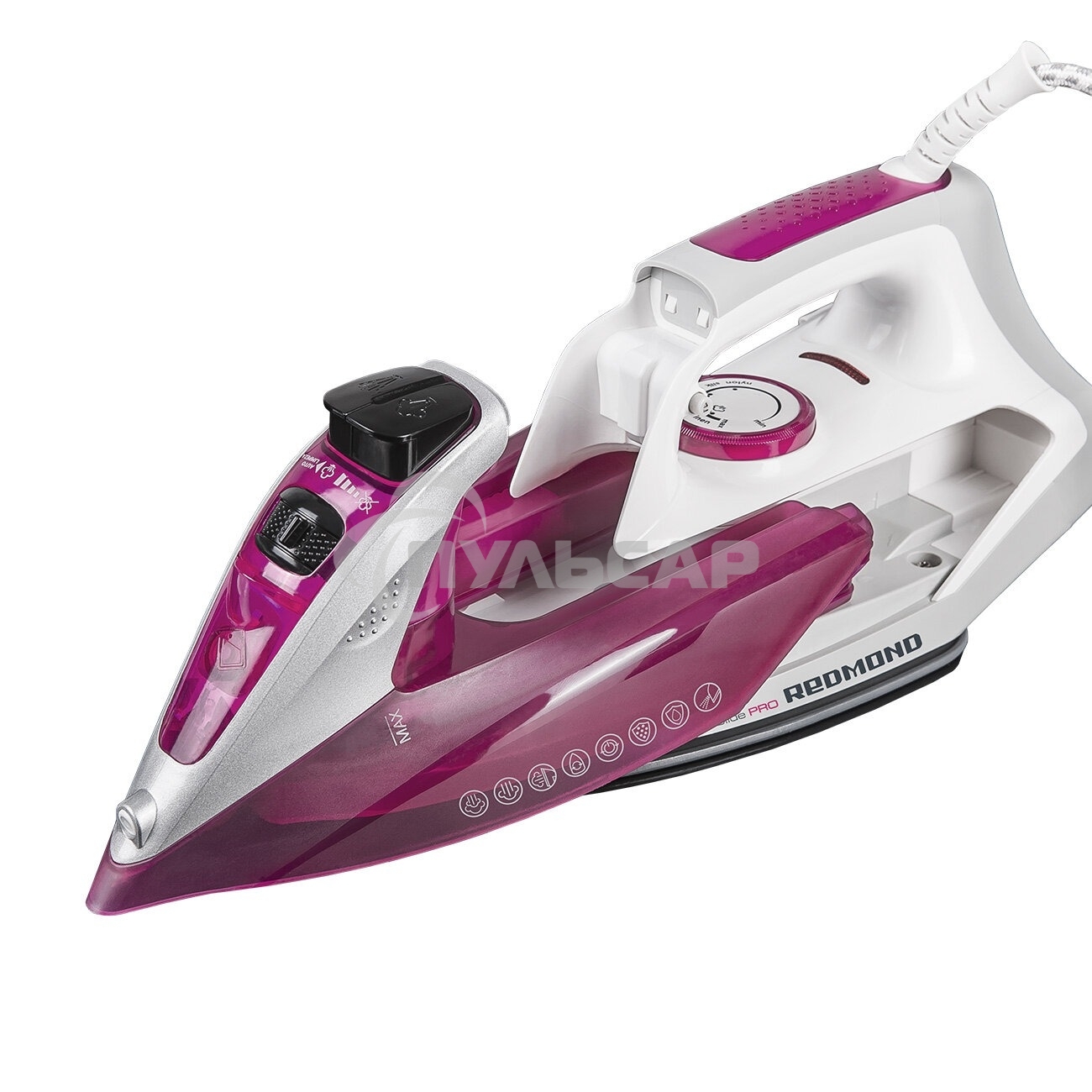 Утюг Redmond RI-C266, 2400Вт, 180г, фиолетовый