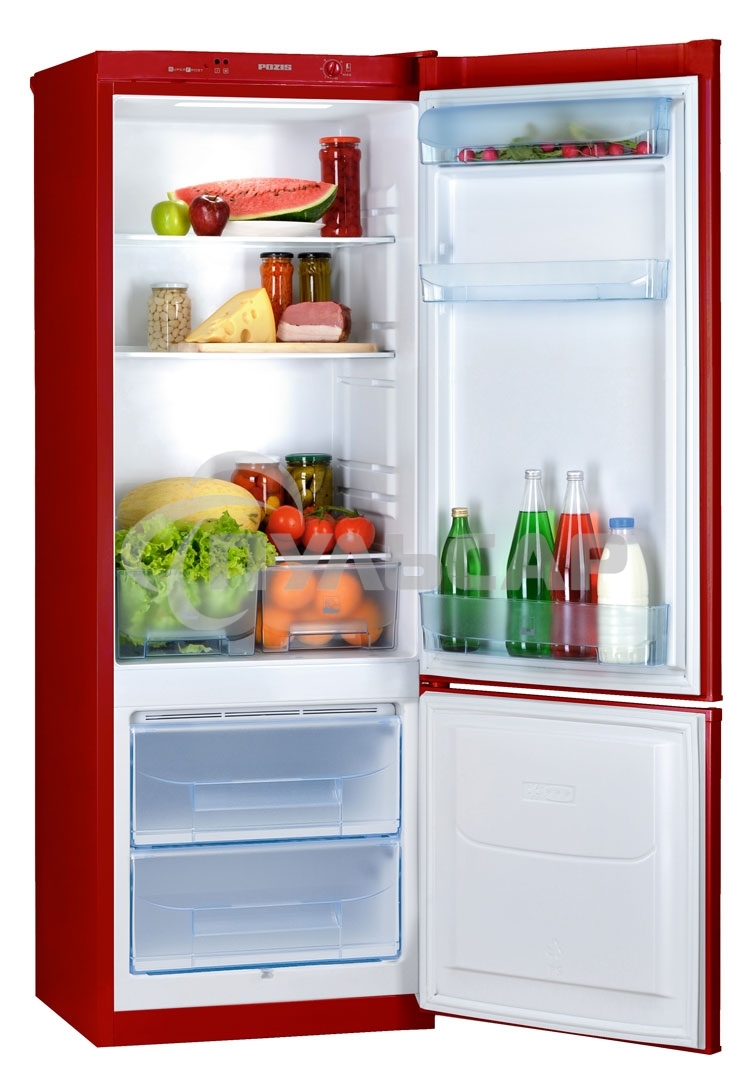 Холодильник Pozis RK-102 рубиновый двухкамерный 188/57 л морозилка снизу