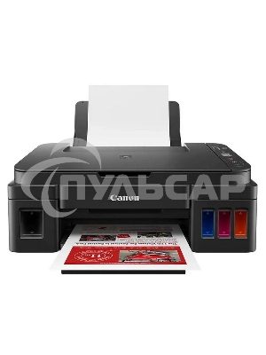 МФУ струйное Canon PIXMA G3416 (2315C052), А4, цветной, печ. 8.8 стр/мин. (ч/б) 5 стр/мин. (цвет), скан. до 3 стр/мин., 4800x1200 dpi (печать) 1200х600 dpi (скан.), USB, Wi-Fi