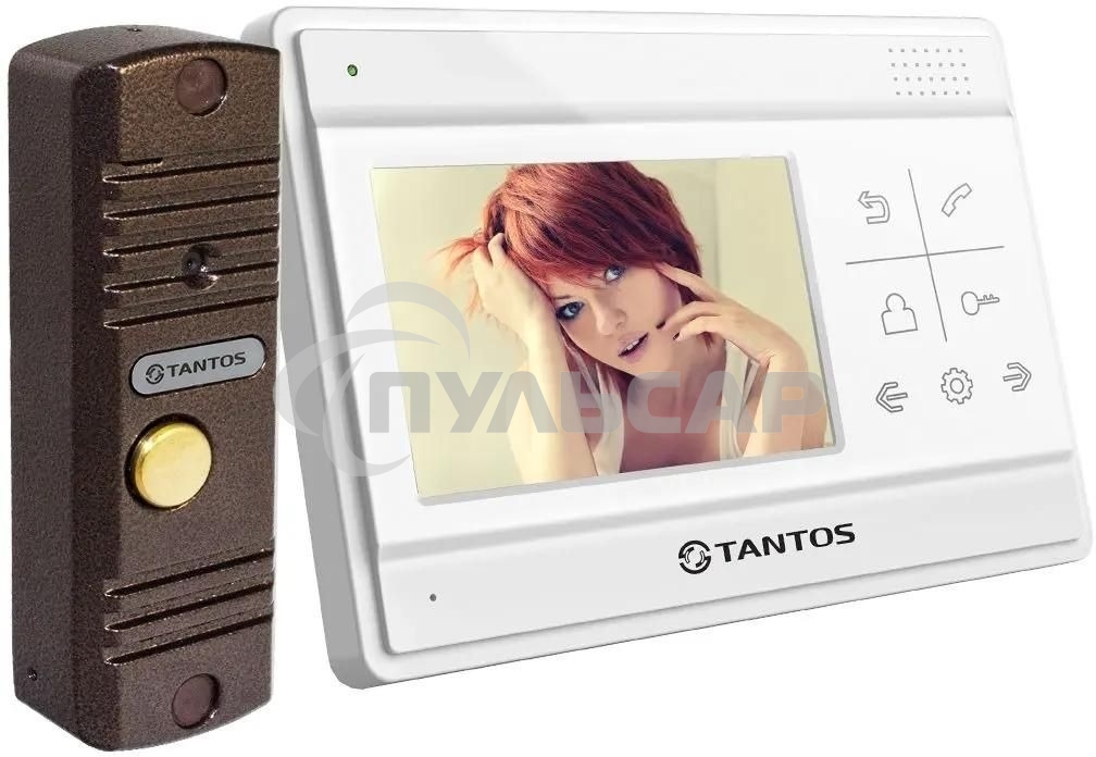 Комплект домофона Tantos Lilu kit белый