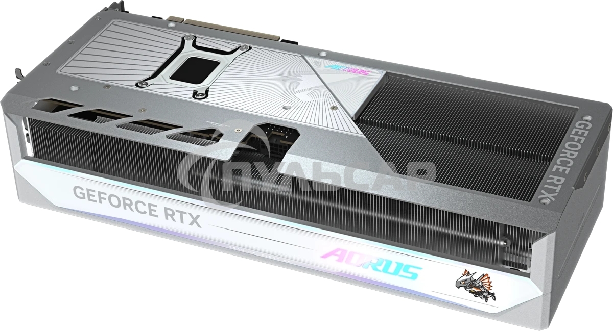 Видеокарта Gigabyte PCI-E 5.0 GV-N5080AORUSM ICE-16GD 1.0 NVIDIA GeForce RTX 5080 16Gb 256bit GDDR7 2617/30000 HDMIx1 DPx3 HDCP Ret