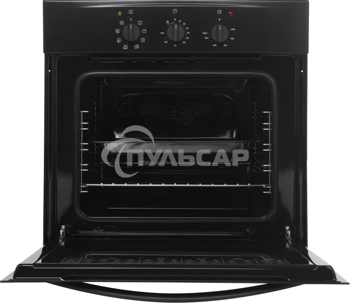 Духовой шкаф электрический Gefest 602-01 А черный, встраиваемый