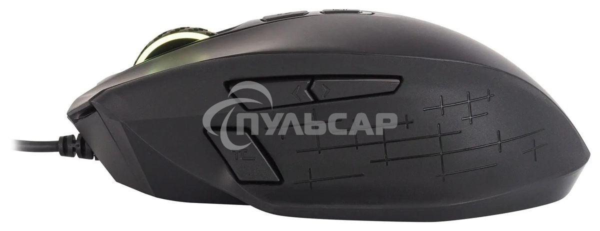 Мышь проводная Acer OMW124 черный, 6400 dpi, USB, кнопки - 8