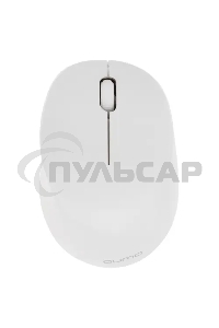 Комплект клавиатура+мышь Qumo Space K57/M75 (цвет белый), беспроводной 2.4G, 104 клавиши, клавиатура + мышь, 3 кнопки, 1200 dpi