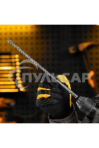 Бур по бетону Denzel цельная крестовая пластина, 8x265 мм, SDS PLUS