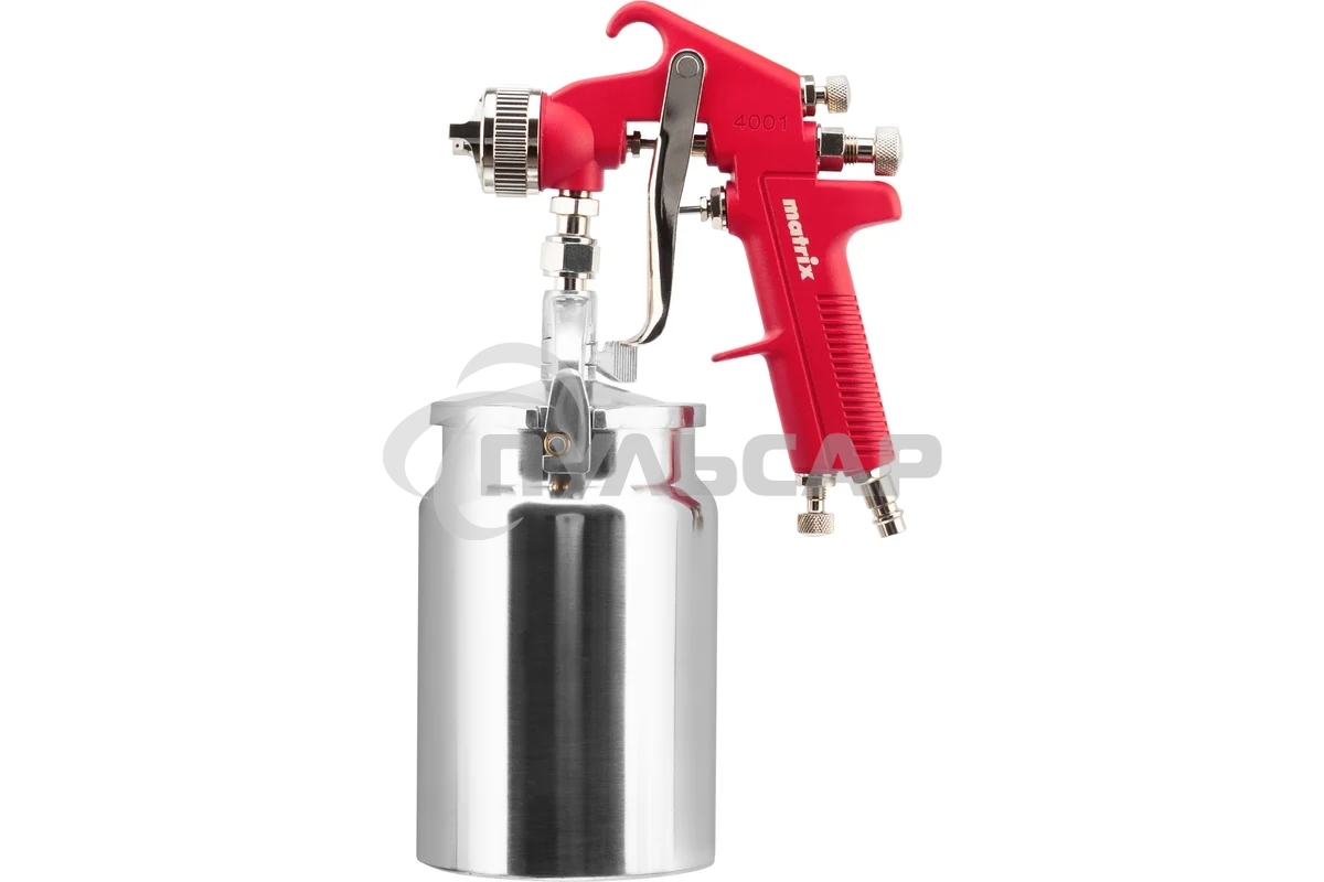 Краскораспылитель Matrix HP пневмат. с нижним бачком V= 1 л, сопло диаметром 1.8 мм