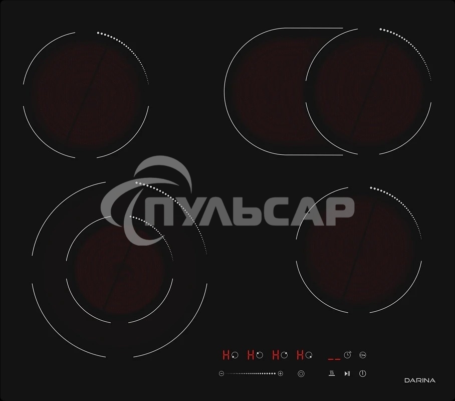 Электрическая варочная панель Darina 6Р Е328 B черный