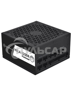 Блок питания Silverstone HELA 1200R RTL (SST-HA1200R-PM), 1200Вт, 80 PLUS Platinum, 135мм, модульный, черный