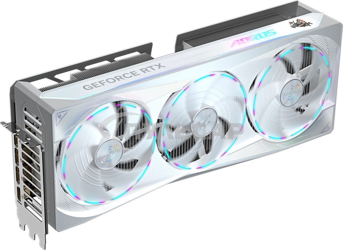 Видеокарта Gigabyte PCI-E 5.0 GV-N5080AORUSM ICE-16GD 1.0 NVIDIA GeForce RTX 5080 16Gb 256bit GDDR7 2617/30000 HDMIx1 DPx3 HDCP Ret