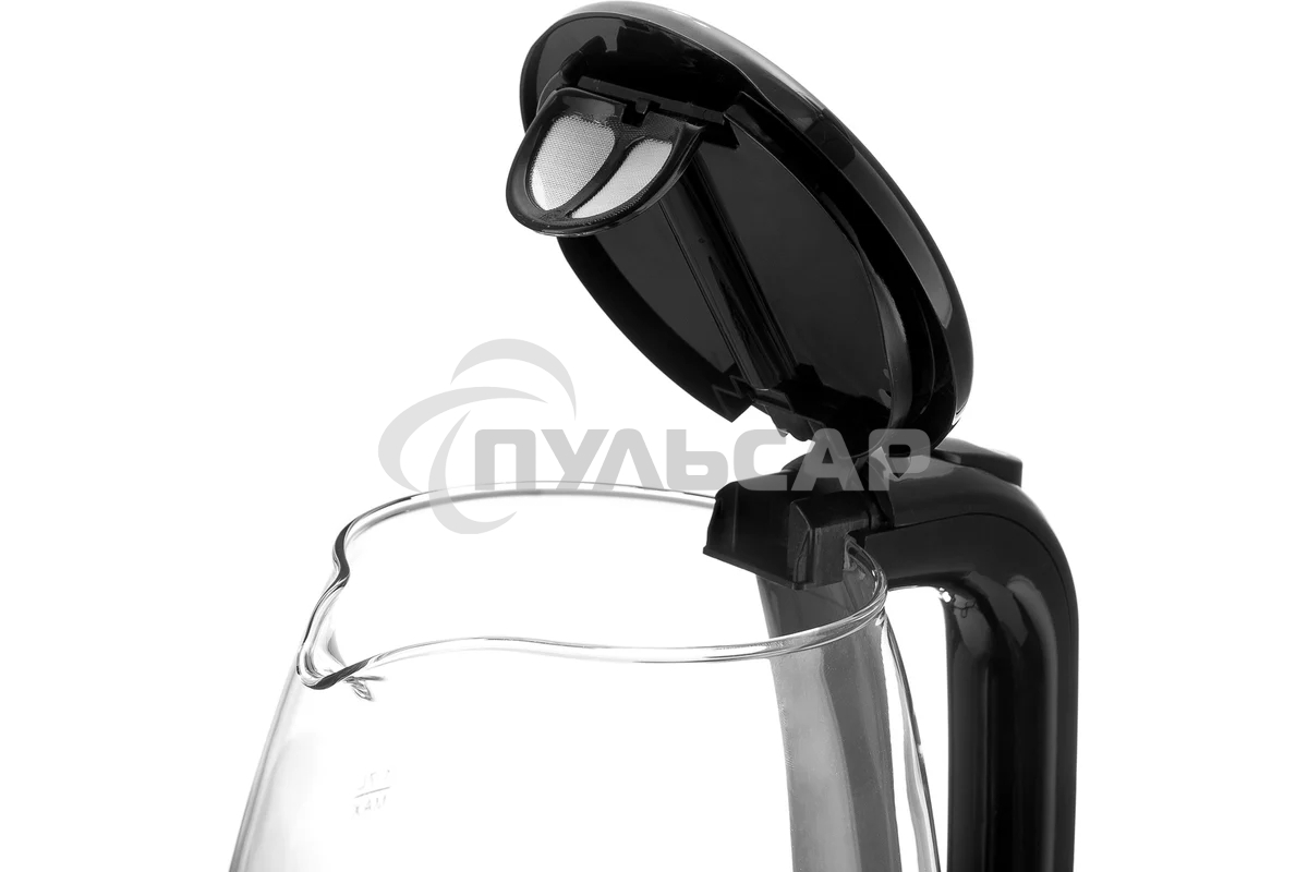 Чайник электрический BRAYER BR1030, 2200 Вт, 1,7 л, стекл.корп,автооткл.при.закип,подсвет