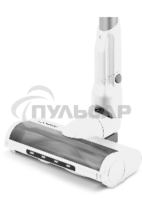 Пылесос вертикальный Coolfort CF-3002 белый, питание от аккумулятора, 120 Вт, уборка сухая, пылесборник 0.9 л, работа от АКБ max 32 мин.