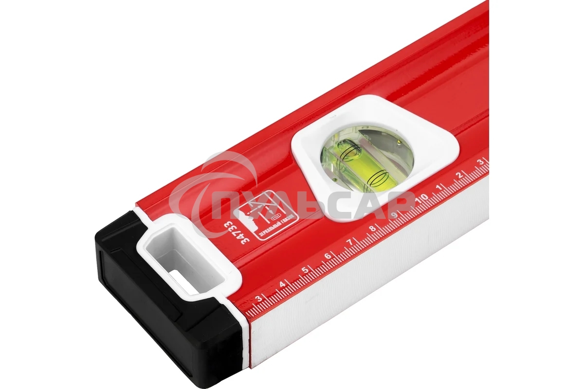 Уровень алюминиевый Matrix, магнит фрезеров 3 глазка 2 комп, рукоятки, 1000 мм