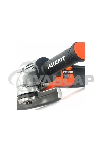 УШМ PATRIOT AG 120Mвибро, пылезащищенная. 720 Вт, Диск 125 мм, 11000 об/мин