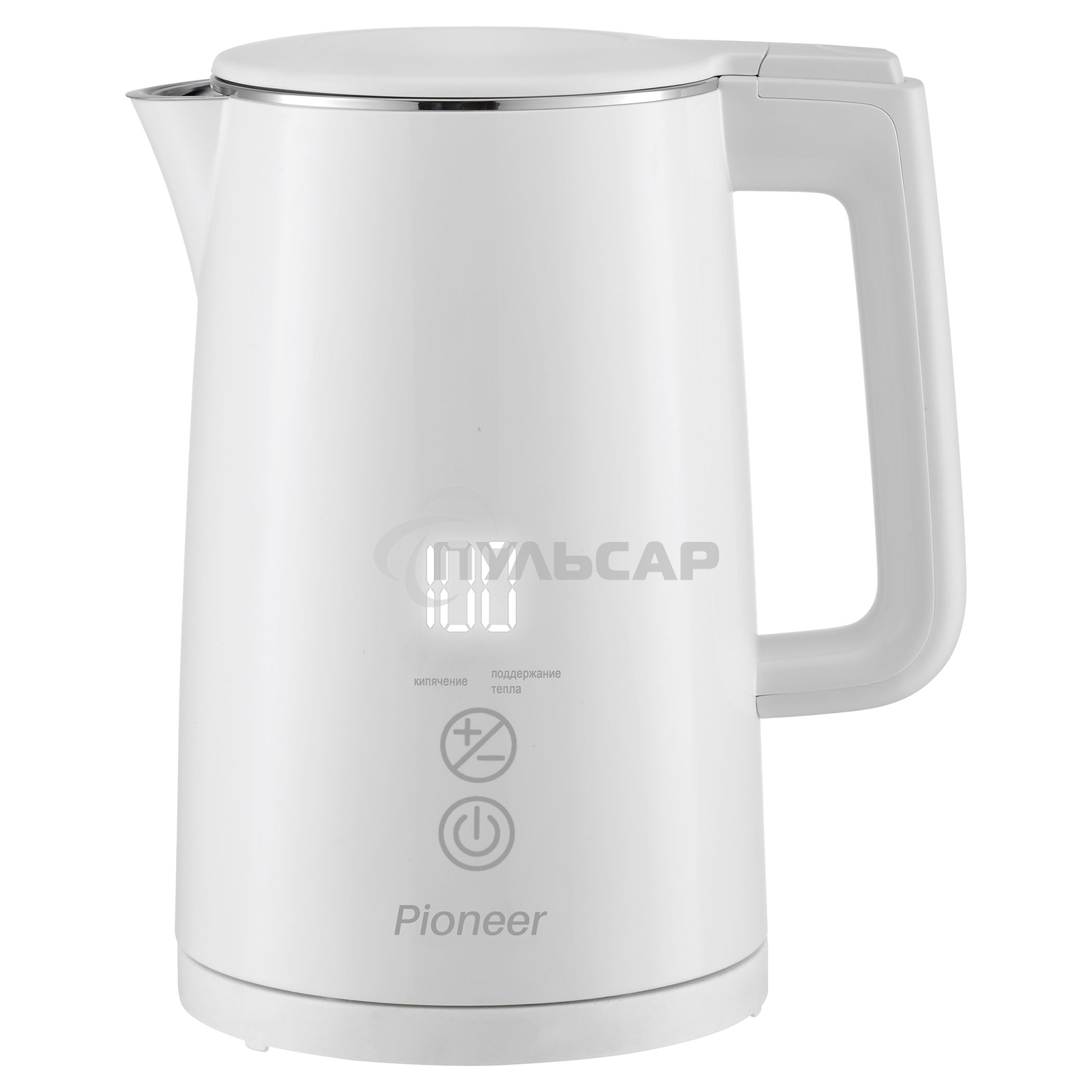 Чайник электрический Pioneer KE577M 1.5 л, 2200 Вт, белый