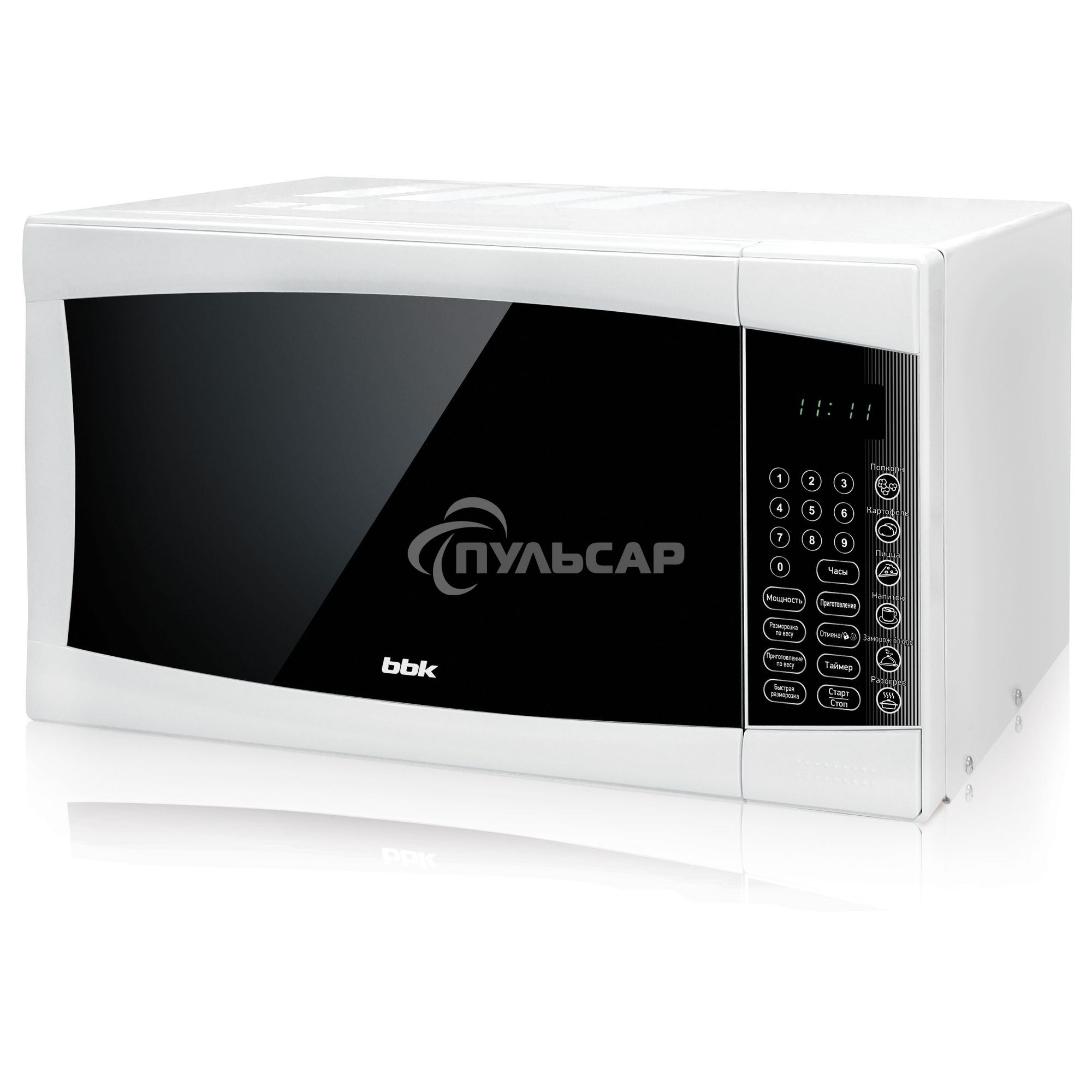 Микроволновая печь BBK 23MWS-915S/W белый 23л 900Вт сенсор