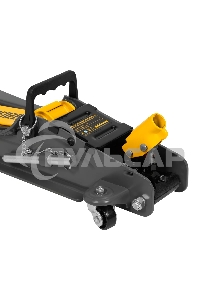 Домкрат гидравлический подкатной с фиксатором Denzel 2,5 т, 85-385 мм