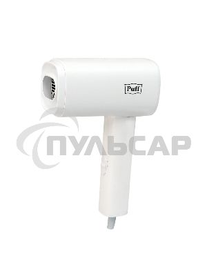 Фен для волос Puff 1602, белый, 1,6 кВт