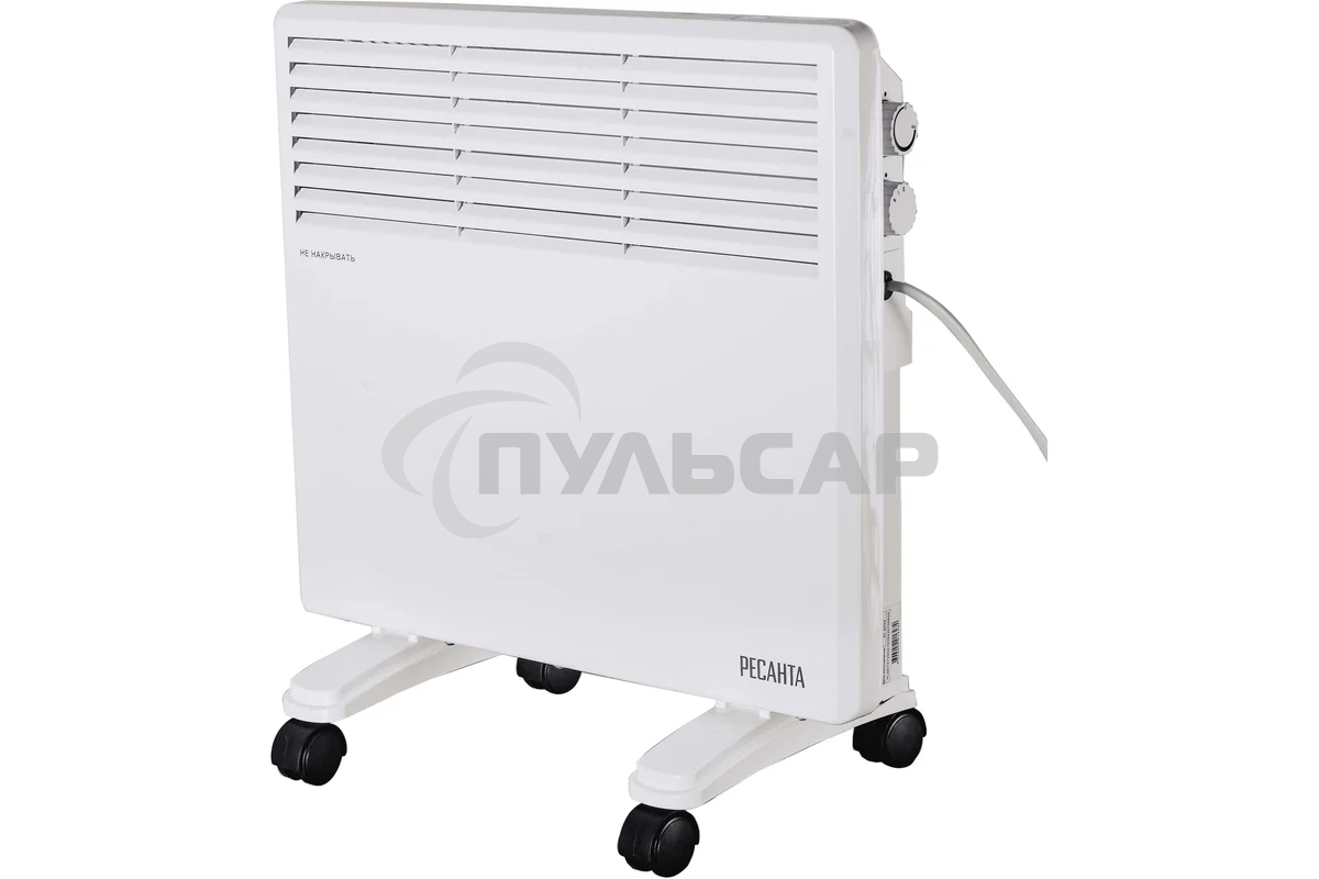 Конвектор Ресанта ОК-1000 белый, 1000 Вт, 15 м2, термостат
