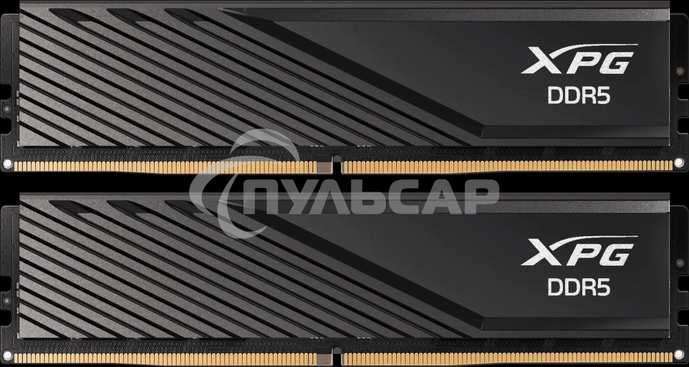 Оперативная память XPG Lancer Blade Black, DDR5, 32Gb (2x16Gb), 6000MHz, CL34, DIMM, с радиатором, черный