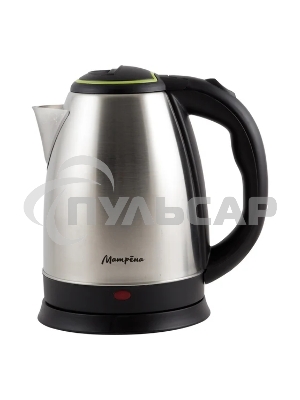 Чайник электрический Матрена MA-001 1,8 л,сталь,цвет крышки зеленый (005458)