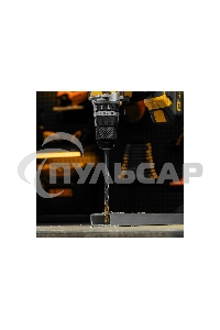 Сверло спиральное по металлу Denzel 10 х 184 мм, Р6М5, Golden Tip, удлиненное