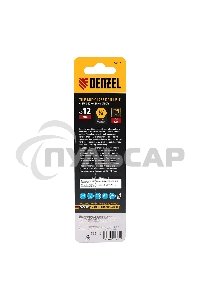 Сверло по керамической плитке Denzel 12 мм, крестовая пластина, 6-гр. хвостовик