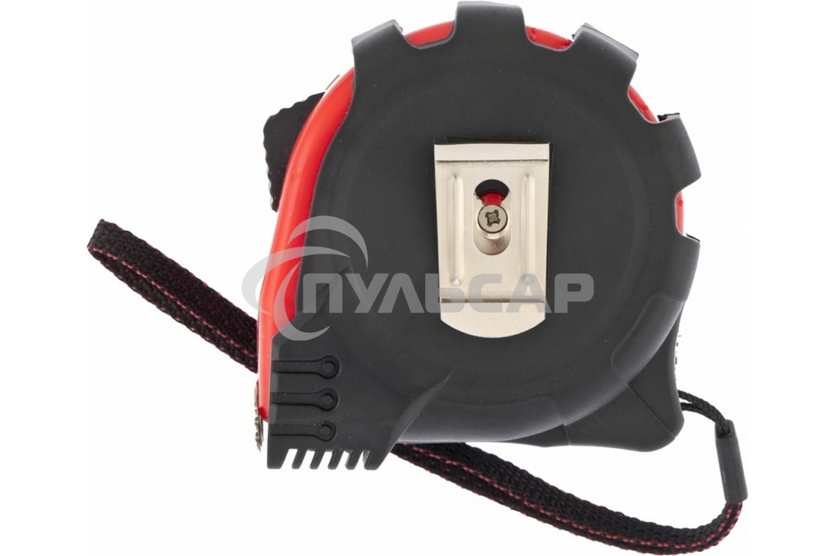 Рулетка Matrix Status magnet 3 fixations, 7,5 м х 25 мм, обрезиненный корпус, зацеп с магнитом