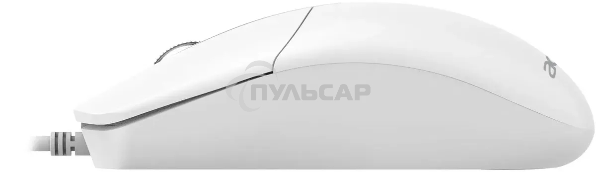 Мышь проводная Acer OMW300 белый, 1200 dpi, USB, кнопки - 3