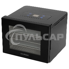 Сушка для фруктов и овощей Hyundai HYFD-1204 8под. 400Вт черный