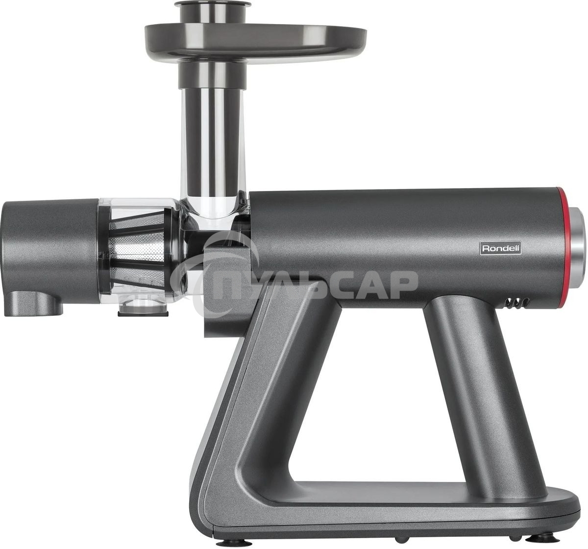 Соковыжималка шнековая Rondell RDE-1503, 150Вт, 500мл, графит