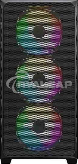 Компьютерный корпус Montech AIR 903 MAX черный без БП ATX 3x140мм 2xUSB3.0 1xUSB3.1 audio bott PSU